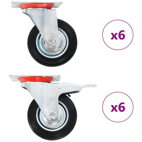 Ruote Girevoli 12 pz 100 mm - Foto 1