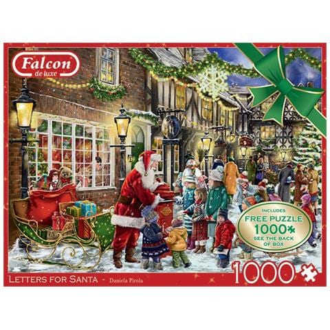 Puzzle Lettere Per Babbo Natale In Cartone 2 X 1000 Pezzi - Foto 2