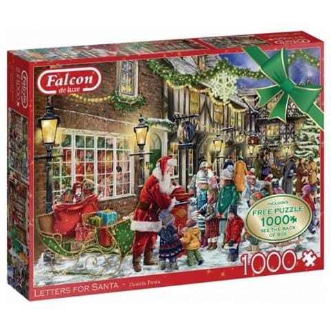 Puzzle Lettere Per Babbo Natale In Cartone 2 X 1000 Pezzi - Foto 1