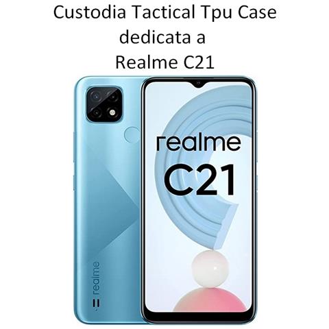 Custodia Originale Tpu Cover Case Per Realme C21 Trasparente - Foto 2