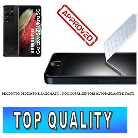 Tempered Glass Screen Protector Pellicola Vetro Temprato Samsung Galaxy S21 Ultra 5g G998 - Foto 1