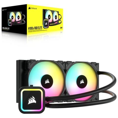 Dissipatore CPU a Liquido iCUE H100x RGB ELITE per Socket Intel LGA 1150/1151/1155/1156/1200/1700/2066 e Socket AMD AM4/AM5 - Foto 5