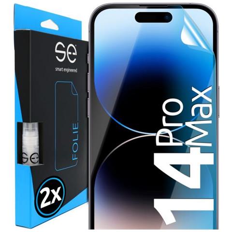 Se0-f0101-0275-22-m Mobile Phone Screen /back Protector Pellicola Proteggischermo Trasparente Apple 2 Pz - Foto 1