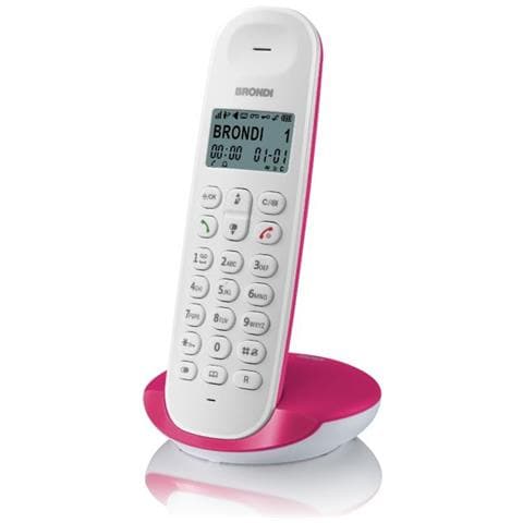 Lotus Telefono DECT Magenta, Bianco - Foto 2