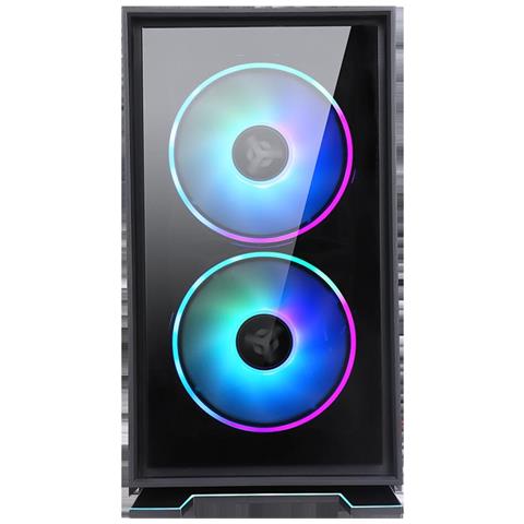 Case GALAXY 2Q Mini Tower Mini-ITX 2 Porte USB 3.2 Colore Nero (Finestrato) - Foto 2