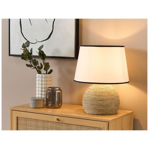 Lampada Da Tavolo Growee Vimini Naturale - Foto 1