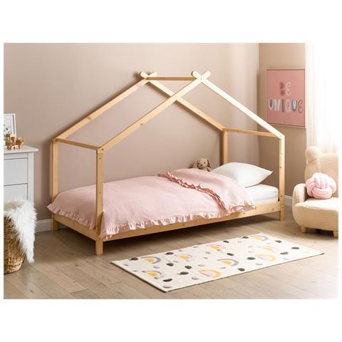 Letto Per Bambini Legno Di Pino Chiaro 90 X 200 Cm Orlu - Foto 1