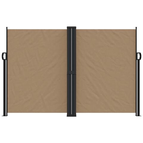 Tenda da Sole Laterale Retrattile Tortora 160x600 cm - Foto 2