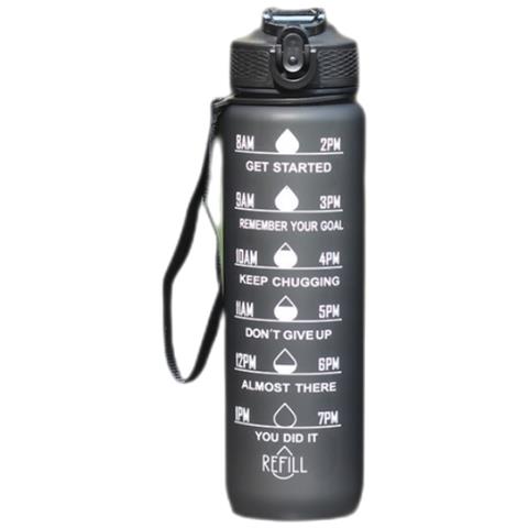Borraccia Sportiva Da 1000 Ml Black - Foto 1