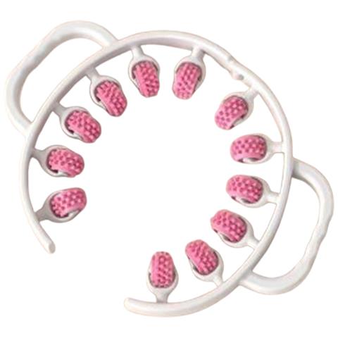 Massaggiatore Per Gambe Aggiornato: Design A 12 Rulli Per Gambe Più Snelle Pink - Foto 1