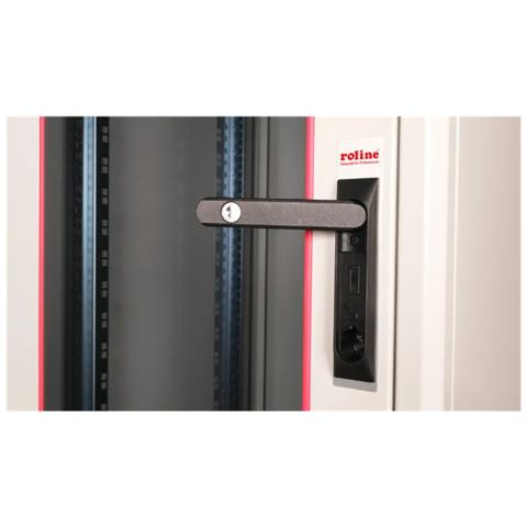 Custodia di Rete 19" 22U Colore Grigio - Foto 5