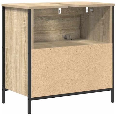 Mobile Lavabo da Bagno con Cassetti Rovere Sonoma 60x34,5x60 cm - Foto 2