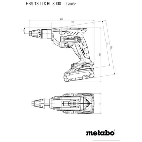 HBS 18 LTX BL 3000 3000 Giri /min 1 kg Nero - Foto 2