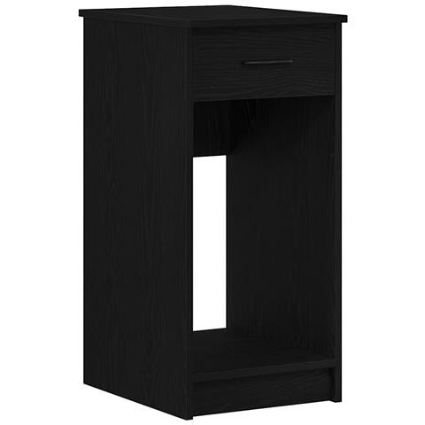 Supporto A Torre Per Computer Con Cassetto Nero 35x45x77 Cm - Foto 2