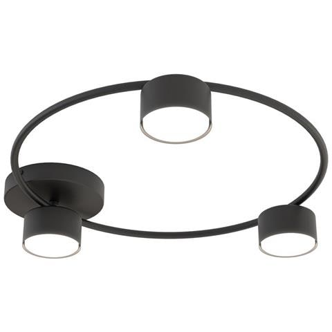 Lampada A Sospensione Lucio In Acciaio Nero Opaco - Foto 2