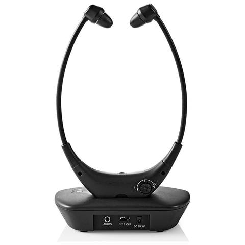 HPRF010BK cuffia e auricolare Cuffie Con cavo e senza cavo Sottomento TV USB tipo-C Base di ricarica Nero - Foto 12