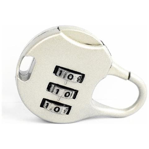Metti Al Sicuro I Tuoi Effetti Personali Con Un Mini Lucchetto A Combinazione Silver - Foto 1