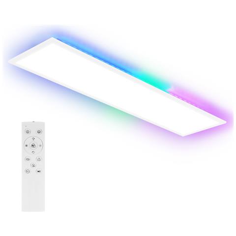 Plafoniera A Led Per Soggiorno, Pannello Da Soffitto Dimmerabile, Lunga, Cambio Colore Rgb, Officina, Corridoio - Foto 1