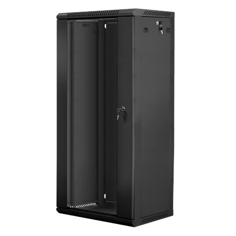 Lanberg WF01-6427-10B, Da parete, 27U, 60 kg, 36 kg, Nero - Foto 1