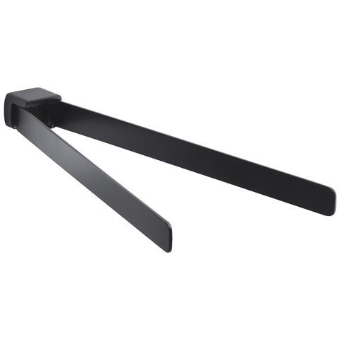 Portasalviette A Snodo Da Muro In Ottone E Cromall Pi23 Serie Pirenei Nero Opaco - Foto 1