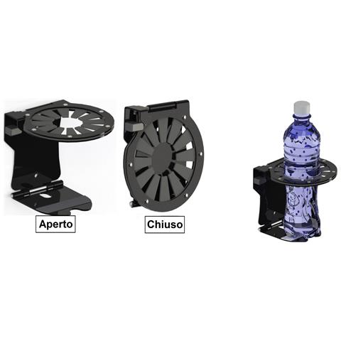 Portabottiglie Universale Per Cabina In Acciaio Ø Bottiglia 60-90mm - Foto 1