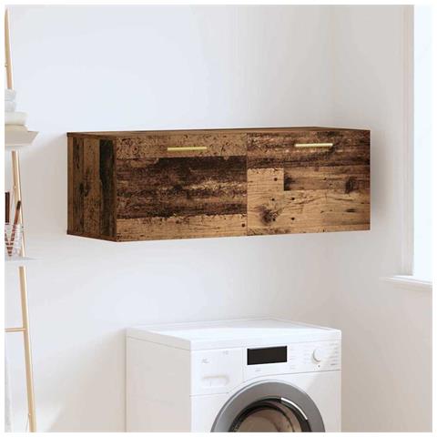 Armadietto a muro Legno vecchio 100 x 36.5 x 35 cm - Foto 2