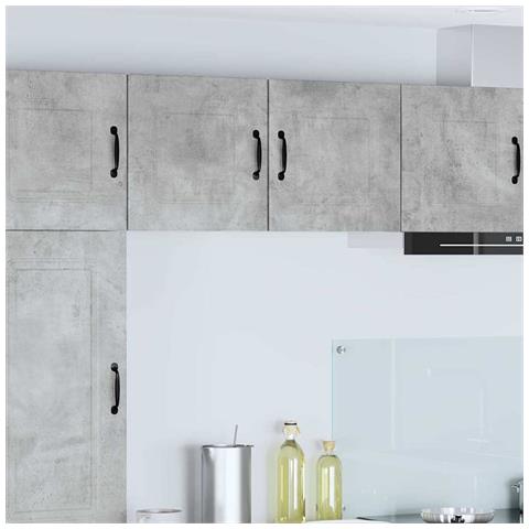 Pensile cucina Grigio cemento 40 x 31 x 40 cm Legno multistrato - Foto 2