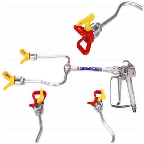 Lancia Doppia Airless Twinspray Steelpro 7/8 - Acciaio Inox, Compatibile Con Pistole 7/8"" Graco /wagner, Protezione Ugelli - Foto 1