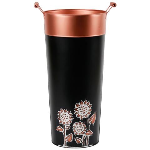 Portaombrelli Tondo In Metallo Nero D23,5x50h B: 18 - Foto 1