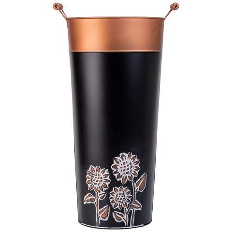 Portaombrelli Tondo In Metallo Nero D23,5x50h B: 18 - Foto 2