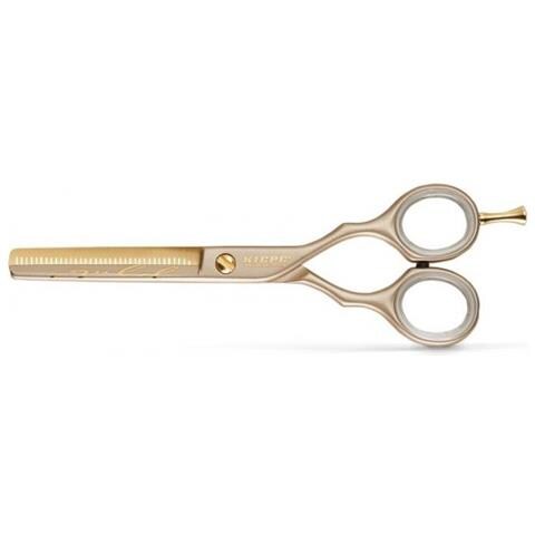 Forbici Professionali Da Filatura 38 Denti 5,5 Pollici, Gold - Foto 2