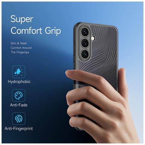 Cover per Galaxy S25 FE - TPU+PC, Nero - Foto 4