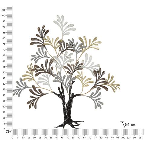 Decorazione In Metallo 3d Albero 4-multicolore-metallo-97,2x8,9x100,3 Cm - Foto 6