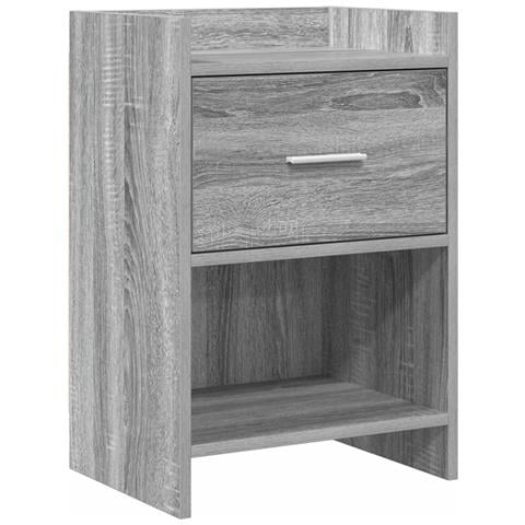 Comodini Sonoma grigio 40 x 30 x 60 cm Legno ingegnerizzato - Foto 1