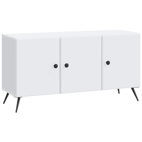 Mobile TV Bianco 99 x 34,5 x 50 cm Legno ingegnerizzato - Foto 1
