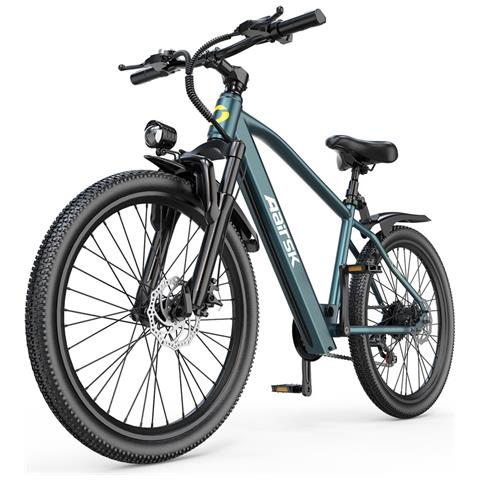 250W Elettrica, Mountain Bike da 26 pollici, Batteria al litio 36V / 10Ah, Velocità massima 25km /h, Blu - Foto 1