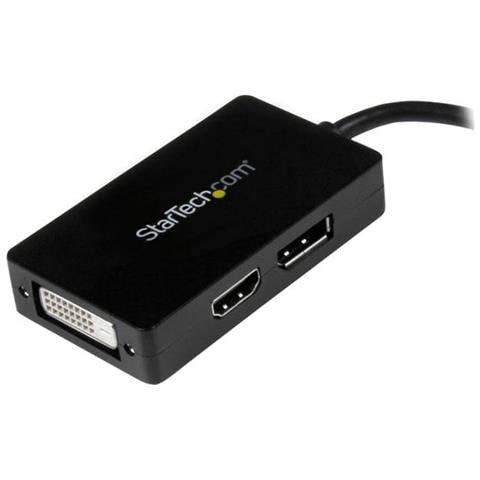 Adattatore Mini DisplayPort a DisplayPort / DVI / HDMI - Convertitore mDP 3 in 1 - Foto 2