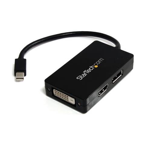 Adattatore Mini DisplayPort a DisplayPort / DVI / HDMI - Convertitore mDP 3 in 1 - Foto 1