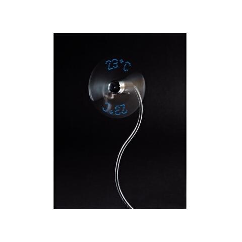 Ventolina con messaggio temperatura, USB - Foto 3