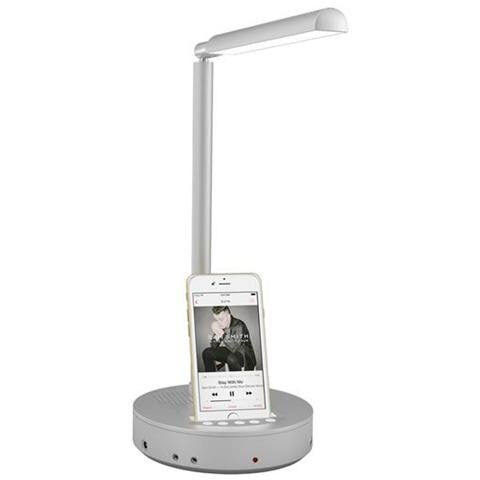 Lampada Led da tavolo con docking station Iphone 5/6 e speaker Bluetooth - Foto 1