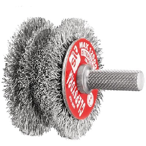 Clepsydra - Tech Spazzola Circolare Sagomata Per Trapano In Acciaio - Ø60-40 - Foto 9