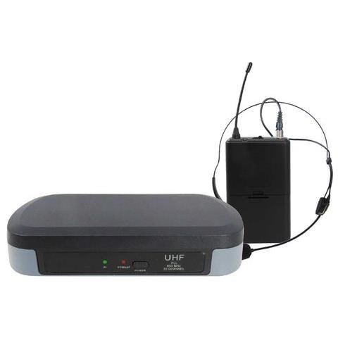 60hz - 18khz, Uhf, 50m, 6.3mm, Nero - Kit Microf.set-7300lav Uhf Lavalier16can - Foto 1