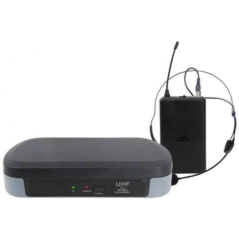 60hz - 18khz, Uhf, 50m, 6.3mm, Nero - Kit Microf.set-7300lav Uhf Lavalier16can - Foto 2