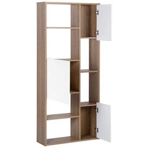 Scaffale In Legno Chiaro E Bianco Grada - Foto 17