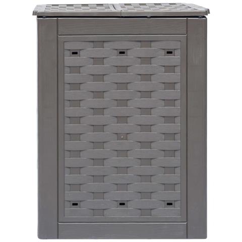 Compostiere Per Giardino 2 Pz Marrone 60x60x83 Cm 600 L - Foto 2