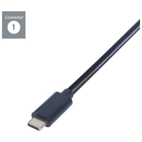 2m Usb 3.1 Connector Cable - Type C Male To Vga Male - Foto 3