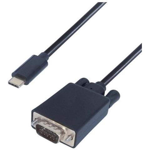 2m Usb 3.1 Connector Cable - Type C Male To Vga Male - Foto 1