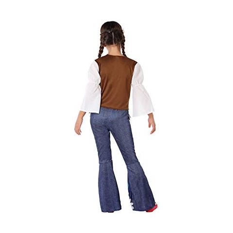 60099 - Costume Da Hippie 7-9, Da Ragazza, 60099, Multicolore, Da 7-9 Anni - Foto 3