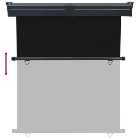 Tendalino Laterale per Balcone 145x250 cm Nero - Foto 10