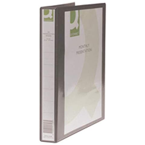 Q Collegare A4 25 Millimetri Presentazione 4d-ring Binder - Nero - Foto 2